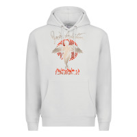 Dove Grey louder than life teather american Premium Hoodie - artisFamous