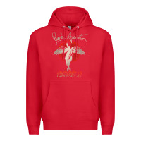 Red louder than life teather american Premium Hoodie - artisFamous