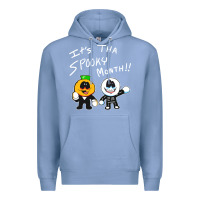 Colony Blue game skid and pump Premium Hoodie - artisFamous