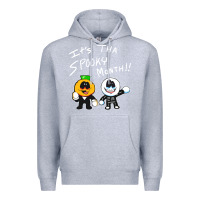 Heather Grey game skid and pump Premium Hoodie - artisFamous