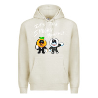 Oatmeal Heather game skid and pump Premium Hoodie - artisFamous