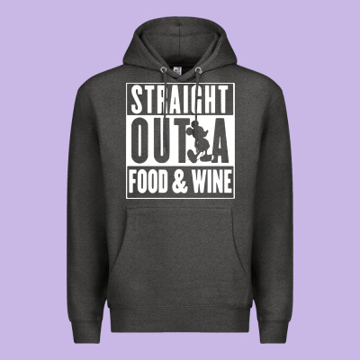 Straight Out A Food And Wine Premium Hoodie Designed By Artisfamous