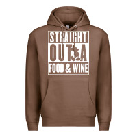 Chestnut straight out a food and wine Premium Hoodie - artisFamous