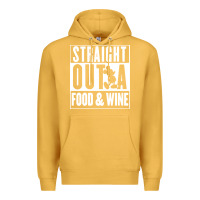Mustard straight out a food and wine Premium Hoodie - artisFamous