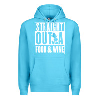 Ocean Blue straight out a food and wine Premium Hoodie - artisFamous