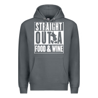 Rock straight out a food and wine Premium Hoodie - artisFamous