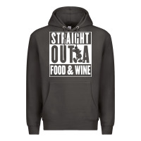 Smoke straight out a food and wine Premium Hoodie - artisFamous