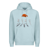 Blue Mist solar system galaxy, astronomy lover Premium Hoodie - artisFamous