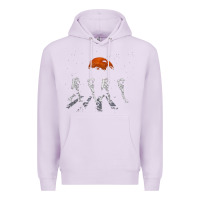 Lilac solar system galaxy, astronomy lover Premium Hoodie - artisFamous