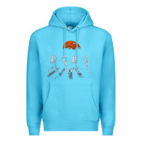 Ocean Blue solar system galaxy, astronomy lover Premium Hoodie - artisFamous