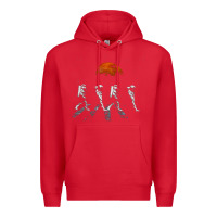 Red solar system galaxy, astronomy lover Premium Hoodie - artisFamous