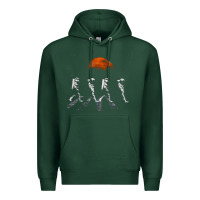 Sports Green solar system galaxy, astronomy lover Premium Hoodie - artisFamous