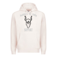Pale Pink soldiers of odin worldwide support Premium Hoodie - artisFamous