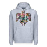 Heather Grey gypsy soul thunderbird Premium Hoodie - BarkalooDesign