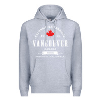 Heather Grey vancouver canada Premium Hoodie - artisFamous