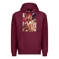 Burgundy manny pacman pacquiao philipino boxer Premium Hoodie - artisFamous