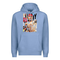 Colony Blue manny pacman pacquiao philipino boxer Premium Hoodie - artisFamous