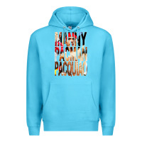 Ocean Blue manny pacman pacquiao philipino boxer Premium Hoodie - artisFamous