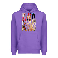 Purple manny pacman pacquiao philipino boxer Premium Hoodie - artisFamous