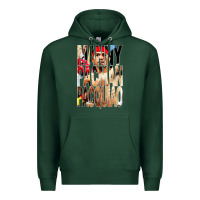 Sports Green manny pacman pacquiao philipino boxer Premium Hoodie - artisFamous