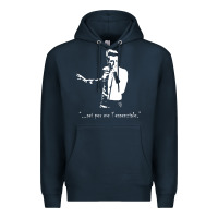 Navy marco mengoni l essenziale Premium Hoodie - artisFamous