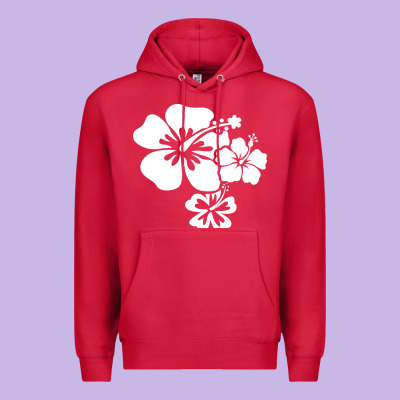 Hawaiian Flower Premium Hoodie Designed By Artisfamous
