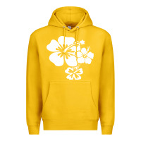 Lemon hawaiian flower Premium Hoodie - artisFamous