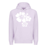 Lilac hawaiian flower Premium Hoodie - artisFamous