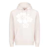 Pale Pink hawaiian flower Premium Hoodie - artisFamous