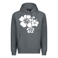 Rock hawaiian flower Premium Hoodie - artisFamous
