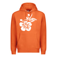 Carrot hawaiian flower Premium Hoodie - artisFamous