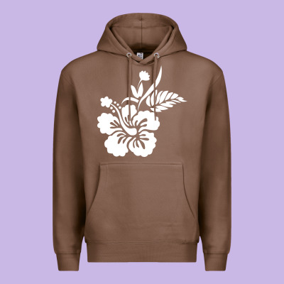Hawaiian Flower Premium Hoodie Designed By Artisfamous