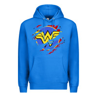 True Royal tear off wonder woman shield Premium Hoodie - artisFamous