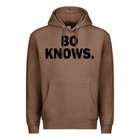 Chestnut bo knows (black text) Premium Hoodie - artisFamous