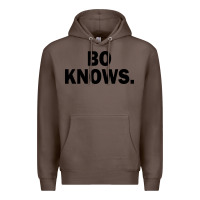 Coffee bo knows (black text) Premium Hoodie - artisFamous