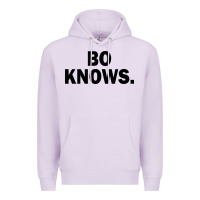 Lilac bo knows (black text) Premium Hoodie - artisFamous