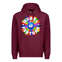 Burgundy wheel fortune Premium Hoodie - artisFamous