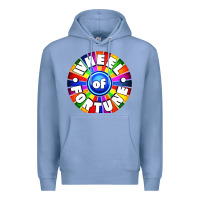 Colony Blue wheel fortune Premium Hoodie - artisFamous