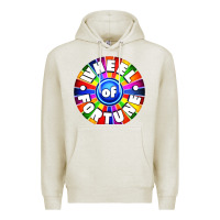 Oatmeal Heather wheel fortune Premium Hoodie - artisFamous