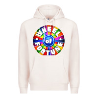 Pale Pink wheel fortune Premium Hoodie - artisFamous