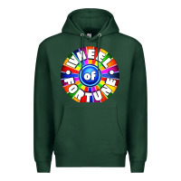 Sports Green wheel fortune Premium Hoodie - artisFamous