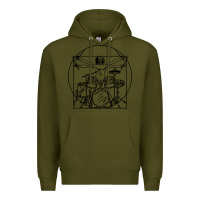 Army Green drums gift Premium Hoodie - artisFamous