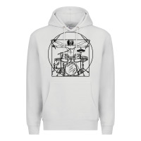 Dove Grey drums gift Premium Hoodie - artisFamous