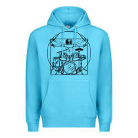 Ocean Blue drums gift Premium Hoodie - artisFamous
