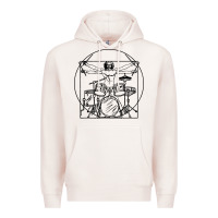 Pale Pink drums gift Premium Hoodie - artisFamous