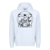 White drums gift Premium Hoodie - artisFamous