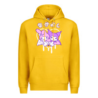 Lemon melody and kuromi heart Premium Hoodie - artisFamous