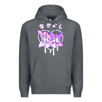 Rock melody and kuromi heart Premium Hoodie - artisFamous