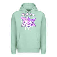 Seafoam melody and kuromi heart Premium Hoodie - artisFamous