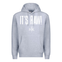 Heather Grey official hell's kitchen it's raw Premium Hoodie - artisFamous